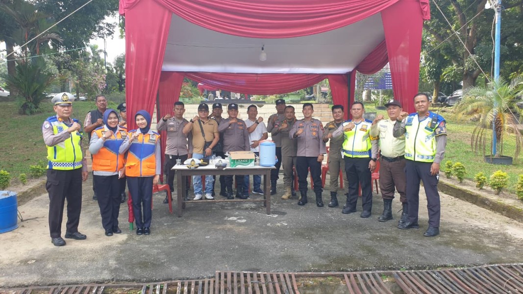 Wadir Lantas Pantau Pengamanan Natal dan Arus Lalin di Pekanbaru