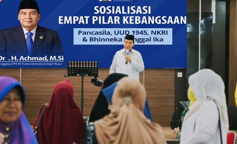 Sosialisasi 4 Pilar Kebangsaan di Rohul Dihadiri Puluhan Peserta