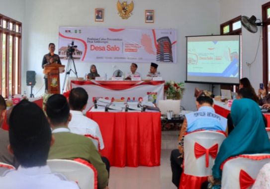 Salo Dijadikan Sebagai Percontohan Desa Antikorupsi, di Nilai Langsung oleh KPK RI