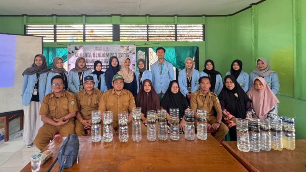 UNRI Edukasi Olah Air Bersih di Desa Jayapura Siak