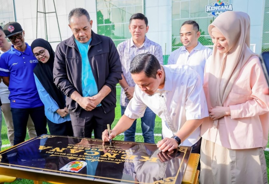 Pertama di Indonesia, Lapangan Mini Soccer Gratis Untuk Warga ada di Pekanbaru