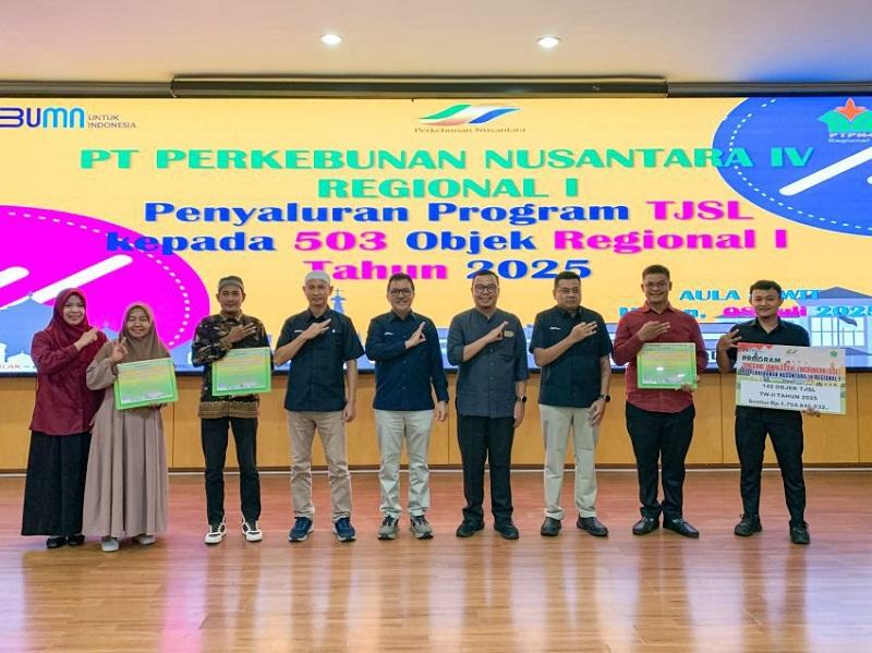 PTPN IV PalmCo Salurkan Rp16,78 Miliar untuk Bangun Indonesia dari Desa