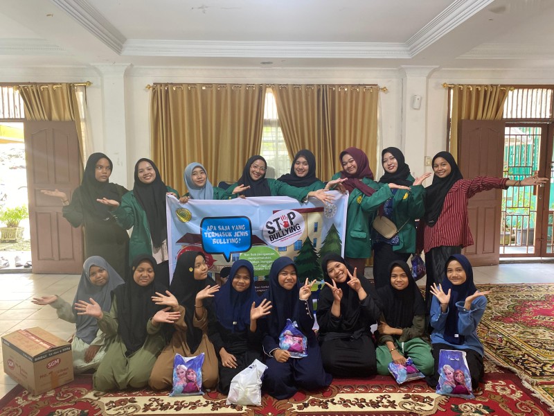 Mahasiswa Universitas Muhammadiyah Riau Gelar Sosialisasi Pencegahan Bullying