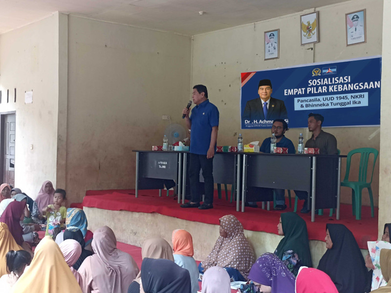 Achmad Sosialisasikan 4 Pilar Kebangsaan, Warga Antusias Mengikuti Rangkaian Acara