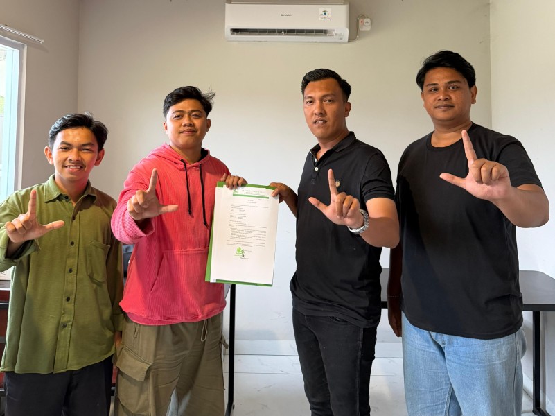 Muhammad Wahyudi Terima Mandat Pimpin Persatuan Hijau Riau Kabupaten Kampar
