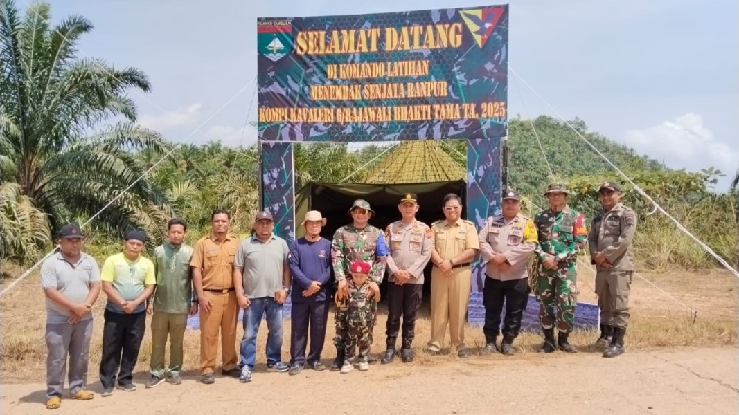 Kikav 6/RBT Sukses Gelar Latihan Menembak di Bukit Suligi Aliantan