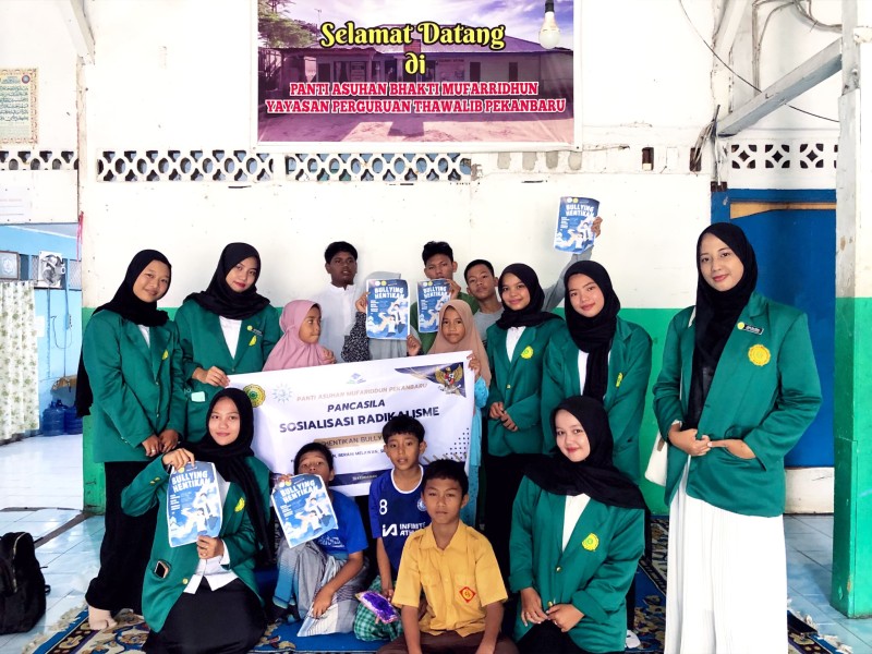 Sosialisasi Mahasiswa Universitas Muhammadiyah Riau Menangkal Perilaku Bullying