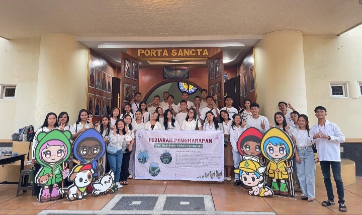 OMK Stasi St. Michael Pebatuan Gelar Porta Sancta dan Rekreasi Rohani ke Sumbar